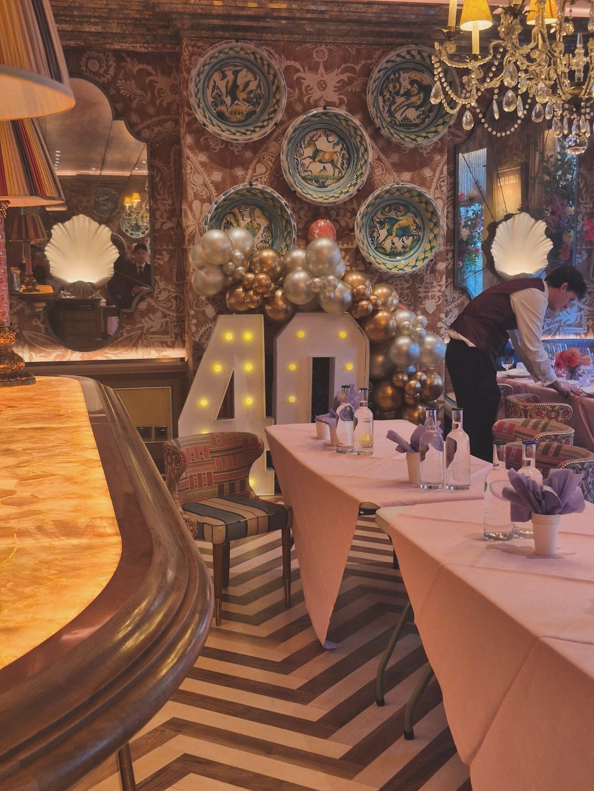 Luxury milestone celebration decor