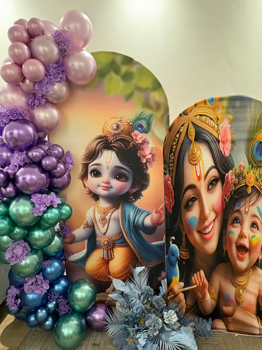 Baby shower Radha Krishna theme