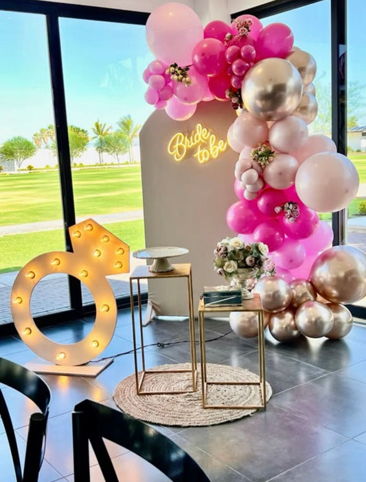 Bride to be setup