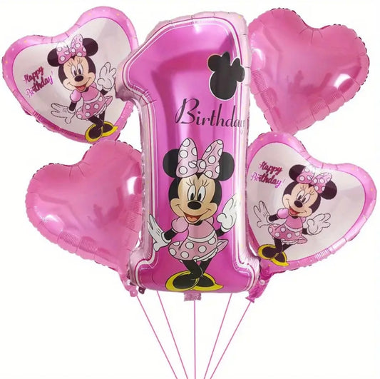 Disney Minnie Birthday Balloon Set – Kids Party Balloon Decor