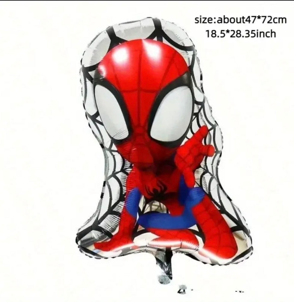 Spiderman Round Red balloons