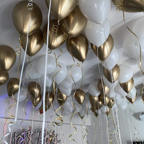 Floating Helium Balloon